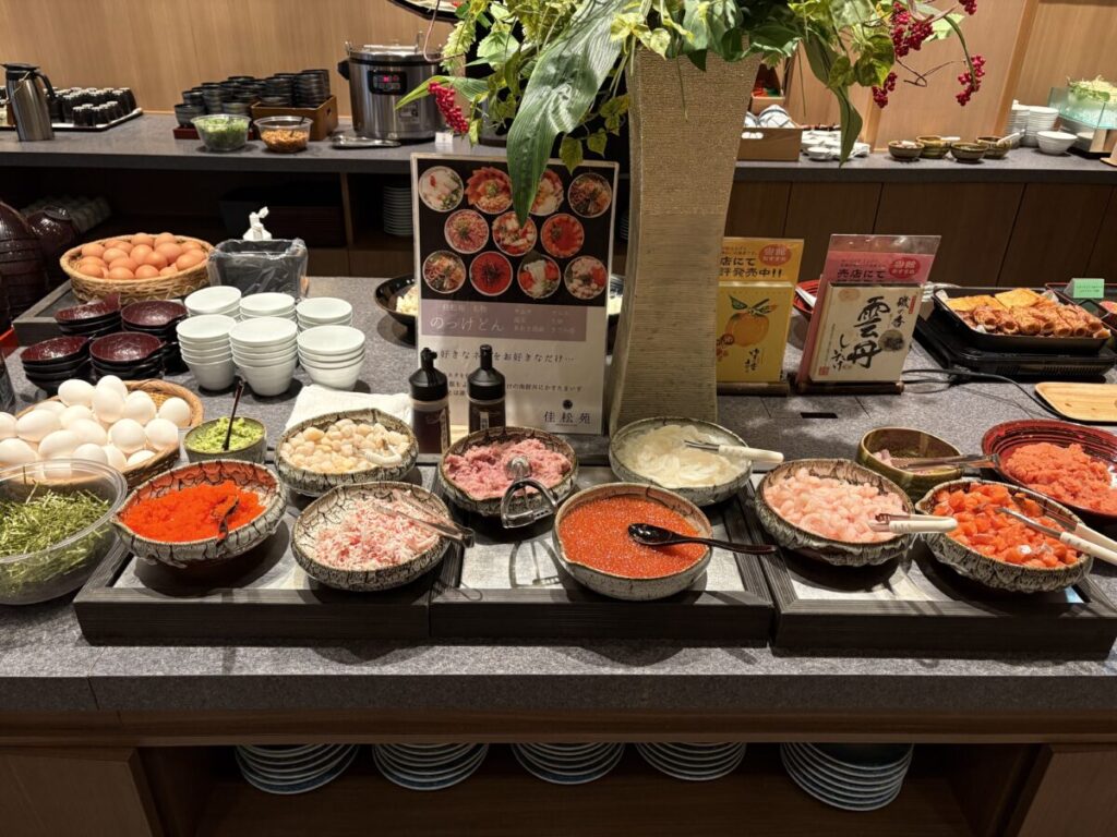 佳松苑 朝食ビュッフェ2