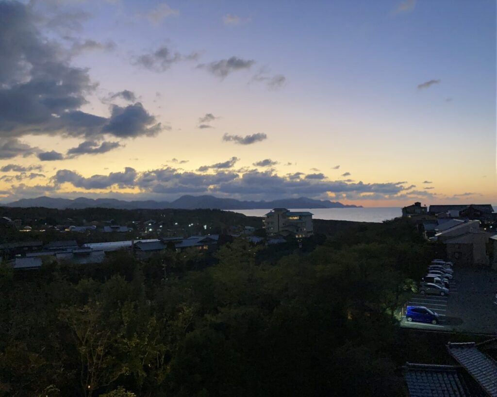 佳松苑:部屋から見た景色