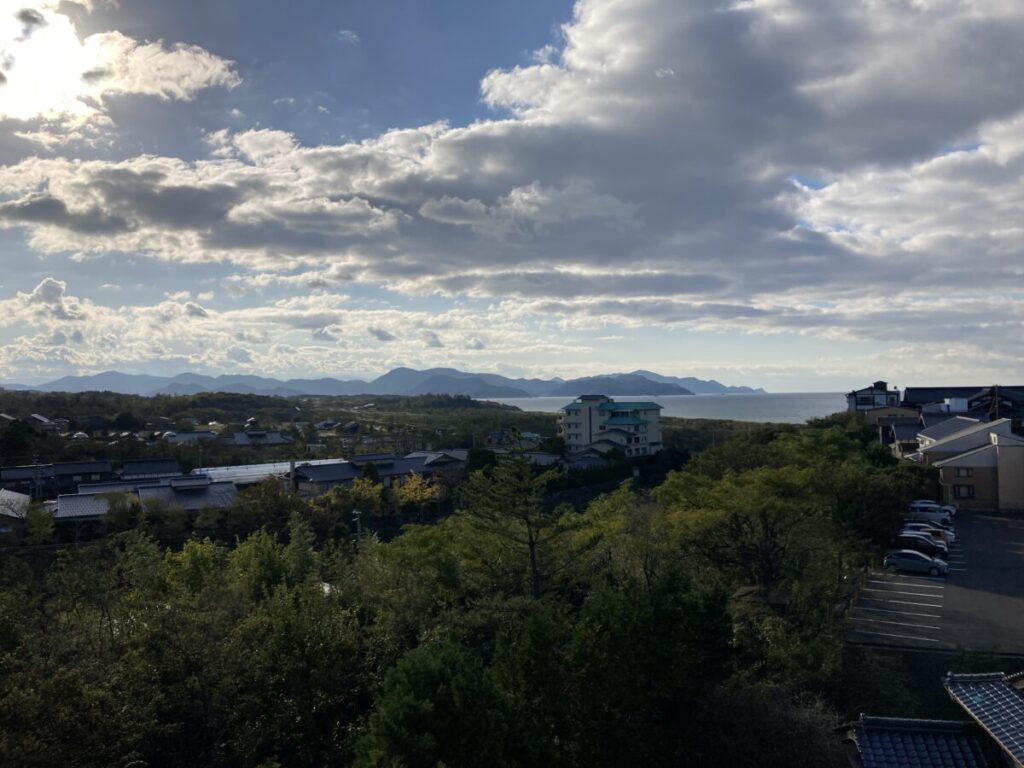佳松苑:部屋から見た景色