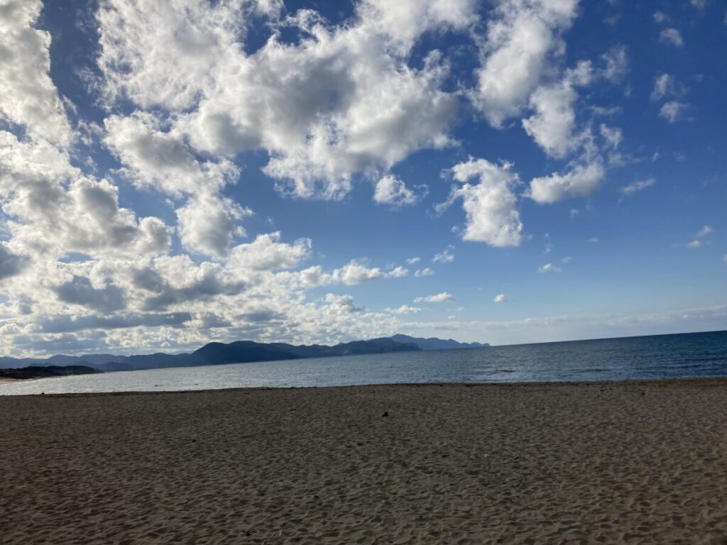 夕日ヶ浦海岸の風景写真