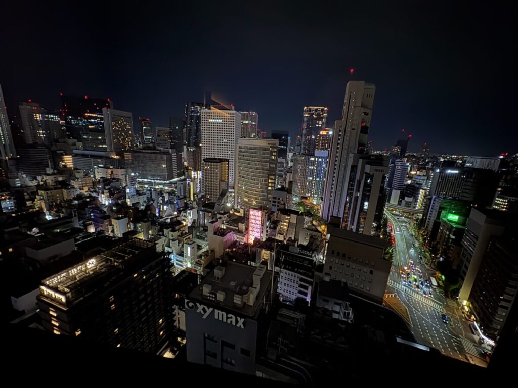 カンデオホテルズ大阪ザ・タワー 画像:客室からの眺め 夜景