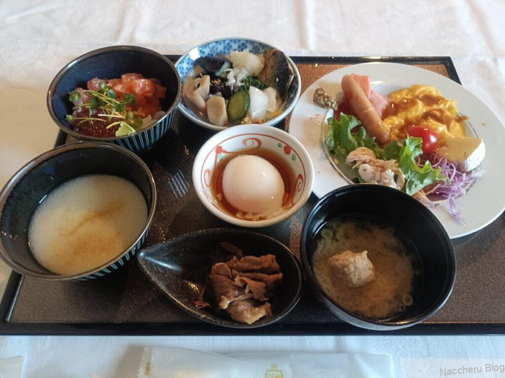 ホテル川久 画像:朝食の一皿