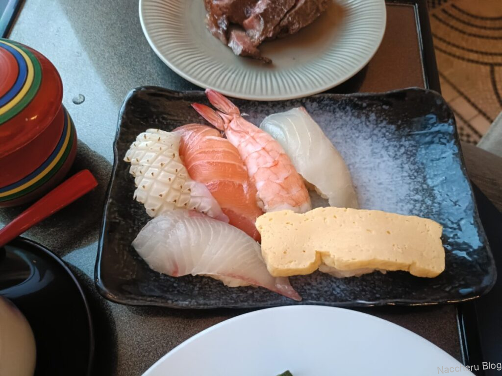 ホテル川久 画像:お寿司盛り合わせ