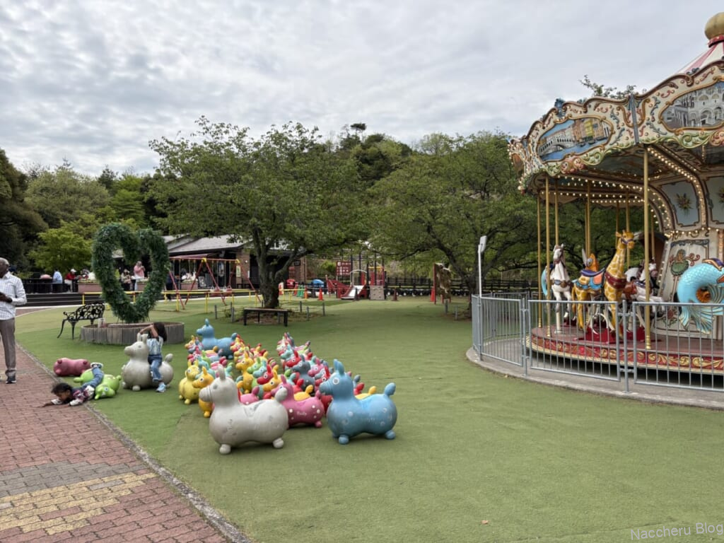天橋立ビューランドのミニ遊園地のような園内